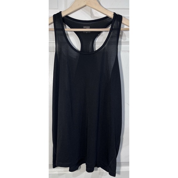 Danskin Tops - Danskin Now Womens XL 16-18 Black Racerback Dri-More Athletic Tank Top
